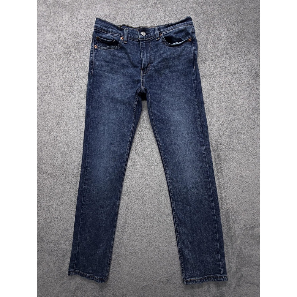 Levi's 511 Slim Fit Jeans Mens Measured 30x29 Blue Stretch Medium Wash Zip Fly